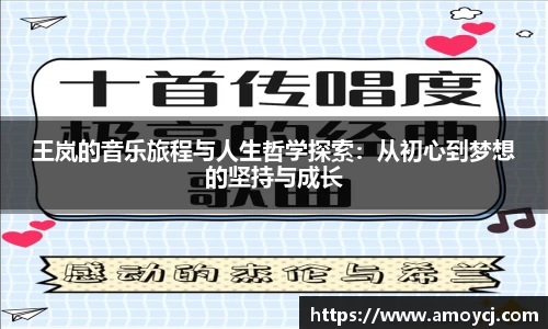 王岚的音乐旅程与人生哲学探索：从初心到梦想的坚持与成长
