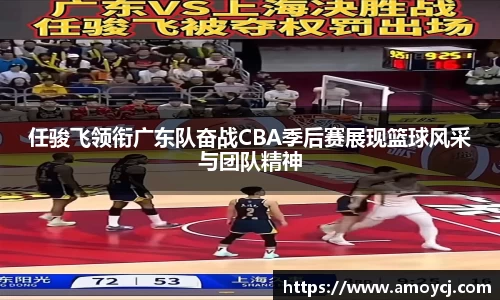 任骏飞领衔广东队奋战CBA季后赛展现篮球风采与团队精神